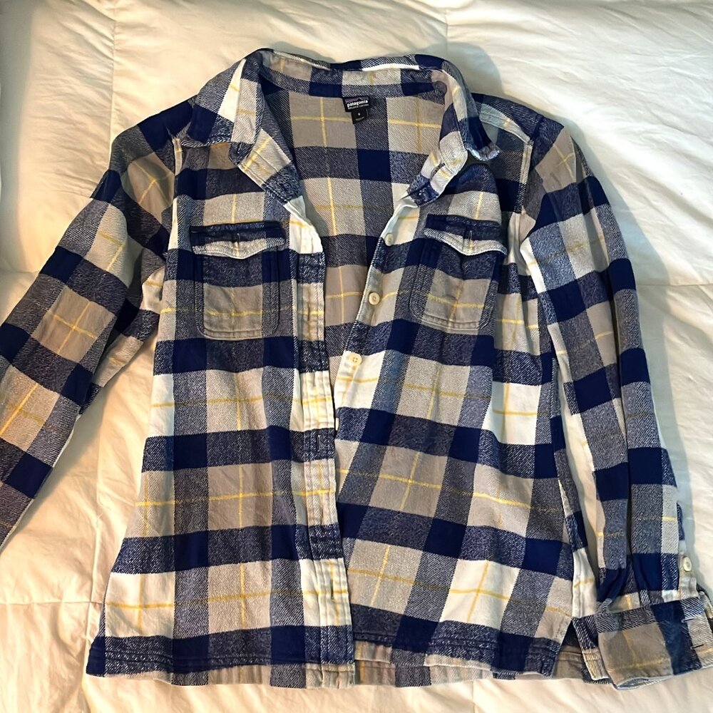 Patagonia Flannel Shirt, Size 6